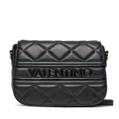 Torebka Valentino. Czarne listonoszki damskie Valentino, bez wzorów, bez dodatków. Za 309.99 zł.