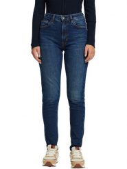 ESPRIT Dżinsy - Slim fit - w kolorze granatowym rozmiar: W30/L30. Niebieskie jeansy damskie Esprit, z podwyższonym stanem. Za 153.71 zł.