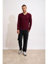 Just Cashmere Kaszmirowy sweter "Nathan" w kolorze bordowym rozmiar: M. Czerwone swetry męskie Just Cashmere, m, bez wzorów, z kaszmiru, bez kołnierzyka. Za 565.99 zł.