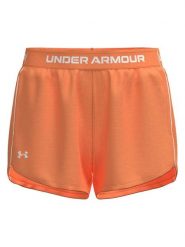 Under Armour Szorty funkcyjne w kolorze pomarańczowym rozmiar: L. Pomarańczowe spodenki sportowe damskie Under Armour, l, outdoorowe. Za 79.99 zł.