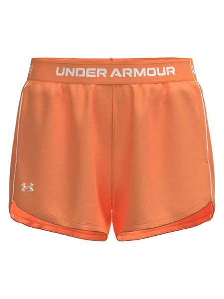 Under Armour Szorty funkcyjne w kolorze pomarańczowym rozmiar: L. Pomarańczowe spodenki sportowe damskie Under Armour, l, outdoorowe. Za 87.40 zł.