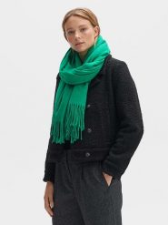 OPUS Szal "Anell" w kolorze zielonym rozmiar: onesize. Zielone szaliki i kominy damskie Opus, bez wzorów, z materiału. Za 78.45 zł.