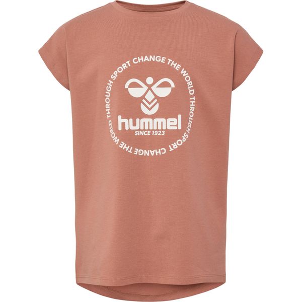 Koszulka dla dziewczynki Hummel Jumpy. Brązowe koszulki dziewczęce HUMMEL, bez wzorów, z dżerseju, bez ramiączek. Za 155.00 zł.