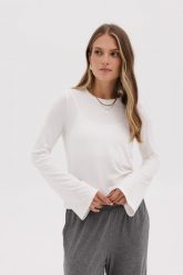 BLUZKA AMBER ECRU S - Flawless. Żółte bluzki sportowe damskie Flawless, s, z dresówki, bez kołnierzyka, bez ramiączek. Za 200.00 zł.