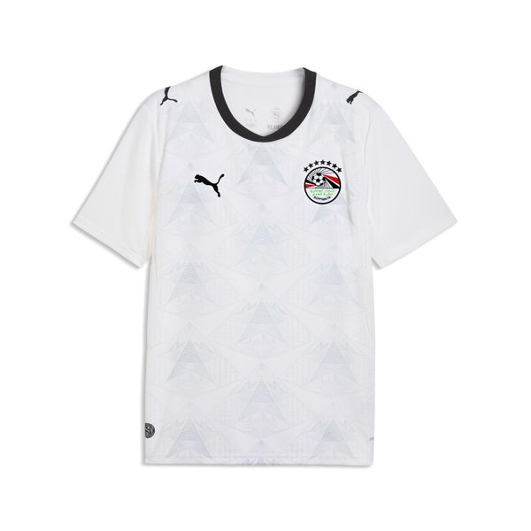 Męska koszulka wyjazdowa Egipt 2026 PUMA. Białe t-shirty sportowe męskie Puma, m, z materiału, bez ramiączek, do piłki nożnej. Za 429.00 zł.