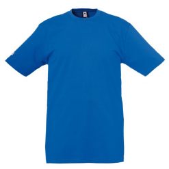 Koszulka Uhlsport Teamsport. Niebieskie t-shirty sportowe męskie UHLSPORT, xl, z bawełny, bez ramiączek, na fitness i siłownię. Za 124.50 zł.