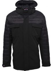 Peak Mountain Parka hybrydowa "Cantheon" w kolorze czarnym rozmiar: M. Czarne parki męskie Peak Mountain, m, bez wzorów. Za 346.99 zł.