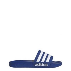 Klapki basenowe Adilette Shower Slides. Białe klapki damskie Adidas, bez wzorów, bez obcasa. Za 129.00 zł.