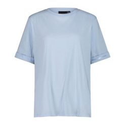 Koszulka damska CMP. Niebieskie bluzki damskie CMP, bez wzorów, bez kołnierzyka. Za 109.25 zł.