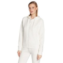 Bluza Damska Guess Biała - Elegancja i Komfort. Białe bluzy bez kaptura damskie Guess. Za 369.99 zł.