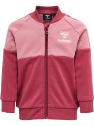 Bluza dresowa dla dziewczynki Hummel Olek. Czerwone bluzy i bluzki niemowlęce HUMMEL, bez wzorów, z bawełny, bez ramiączek, długie, bez kaptura. Za 204.10 zł.