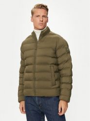 Tommy Hilfiger Kurtka zimowa MW0MW37259 Zielony Regular Fit. Zielone kurtki męskie Tommy Hilfiger, na zimę, m, bez wzorów, z syntetyku, bez kaptura. Za 549.99 zł.