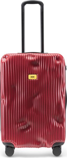 Walizka Stripe średnia Alfa Red. Czerwone walizki Crash Baggage, bez wzorów, średnie. Za 1,692.00 zł.