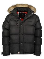 Geographical Norway Parka "Bonap" w kolorze czarnym rozmiar: S. Czarne parki męskie Geographical Norway, s, bez wzorów. Za 143.56 zł.