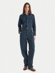 Wrangler Kombinezon Western 112371042 Granatowy Regular Fit. Niebieskie kombinezony damskie Wrangler, m, bez wzorów, z bawełny, bez kołnierzyka, bez ramiączek. Za 599.99 zł.