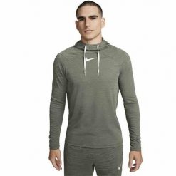 Bluza sportowa męska Nike DQ5051325. Zielone bluzy sportowe męskie Nike, bez wzorów, sportowe, bez kołnierzyka, bez ramiączek. Za 227.00 zł.