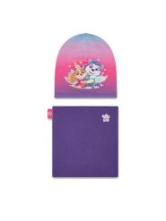 Paw Patrol Komplet czapka i komin CEO-ACCCS-AW25-316PAW Fioletowy. Fioletowe czapki dziecięce Paw Patrol, z bawełny, bez ramiączek. Za 59.99 zł.