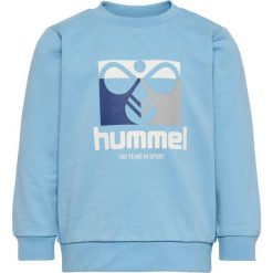 Bluza chłopięca Hummel Lime. Niebieskie bluzy i bluzki niemowlęce HUMMEL, na zimę, bez wzorów, z bawełny, bez ramiączek, bez kaptura. Za 166.00 zł.