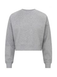 Clique Miami Cropped – Krótki sweter z bawełnianej mieszanki. Szare swetry klasyczne damskie CLIQUE, xl, z bawełny, bez kołnierzyka. Za 157.03 zł.