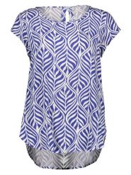 ONLY Bluzka w kolorze niebieskim rozmiar: XL. Niebieskie bluzki damskie Only, xl, bez wzorów, bez kołnierzyka, bez ramiączek. Za 59.95 zł.