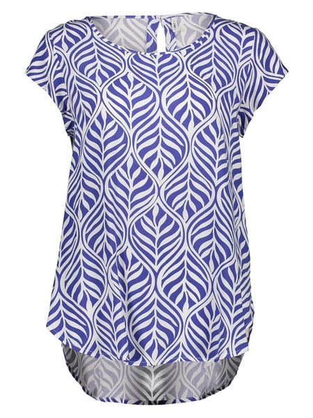 ONLY Bluzka w kolorze niebieskim rozmiar: XL. Niebieskie bluzki damskie Only, xl, bez wzorów, bez kołnierzyka, bez ramiączek. Za 59.95 zł.