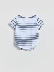 Bawełniany t-shirt - wielobarwny. T-shirty damskie Reserved, l, bez wzorów, z bawełny, bez kołnierzyka. Za 35.99 zł.