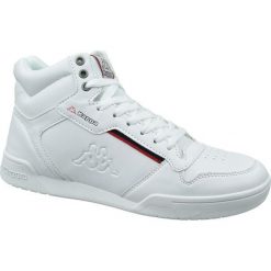 Buty Kappa Mangan M 242764-1020 białe. Białe buty sportowe na co dzień męskie z materiału, bez zapięcia. Za 229.73 zł.