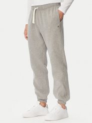 Tommy Hilfiger Spodnie dresowe Essential MW0MW37231 Szary Regular Fit. Szare spodnie dresowe męskie Tommy Hilfiger, bez wzorów, z dresówki. Za 449.99 zł.