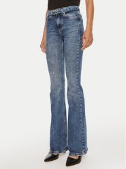 Pinko Jeansy Flora 100166 A22I Granatowy Flare Fit. Niebieskie jeansy damskie Pinko. Za 679.99 zł.