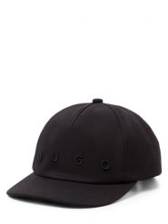 HUGO Czapka Mężczyźni Bawełna czarny, ONE SIZE. Czarne czapki męskie Hugo, bez wzorów, z bawełny. Za 159.95 zł.