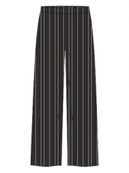 MOSS COPENHAGEN Spodnie "Mikelle Joanita" w kolorze czarno-kremowym rozmiar: S. Brązowe spodnie materiałowe damskie MOSS COPENHAGEN, bez wzorów, z materiału. Za 92.42 zł.