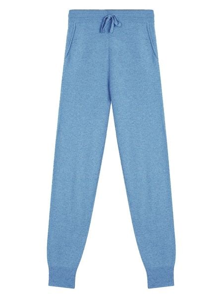 AUTHENTIC CASHMERE Kaszmirowe spodnie "Ferrand" w kolorze błękitnym rozmiar: L. Niebieskie spodnie dresowe damskie AUTHENTIC CASHMERE, na lato, l, bez wzorów, z dresówki. Za 345.02 zł.