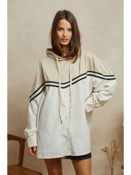 Plume Bluza "Sidonie" w kolorze beżowym rozmiar: L. Brązowe bluzy z kapturem damskie Plume, l. Za 140.53 zł.