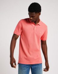LEE GARMENT DYE POLO MĘSKA KOSZULKA POLO POLÓWKA LM59015640. Koszulki polo męskie Lee, l, bez wzorów, bez ramiączek. Za 109.99 zł.