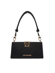 LOVE MOSCHINO Torebka JC4128PP1OLM0000 Czarny. Czarne torebki klasyczne damskie Love Moschino, bez wzorów, ze skóry, bez dodatków. Za 879.99 zł.