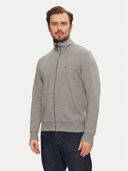 Tommy Hilfiger Bluza Essential MW0MW38084 Szary Regular Fit. Szare bluzy bez kaptura męskie Tommy Hilfiger, m, z bawełny. Za 319.99 zł.