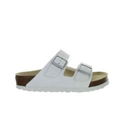 Klapki męskie Birkenstock Arizona. Białe klapki i japonki męskie Birkenstock, z jeansu. Za 585.00 zł.
