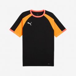 Koszulka piłkarska Puma IndivLiga 25. Bluzki damskie Puma, m, bez wzorów, sportowe, bez kołnierzyka, bez ramiączek. W wyprzedaży za 89.99 zł.