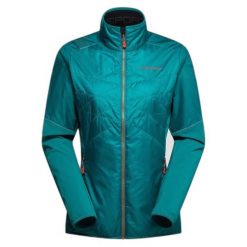 Damska kurtka puchowa La Sportiva Ascent Primaloft. Niebieskie kurtki damskie La Sportiva, na zimę, xs, bez wzorów, z materiału, bez kaptura. Za 812.50 zł.