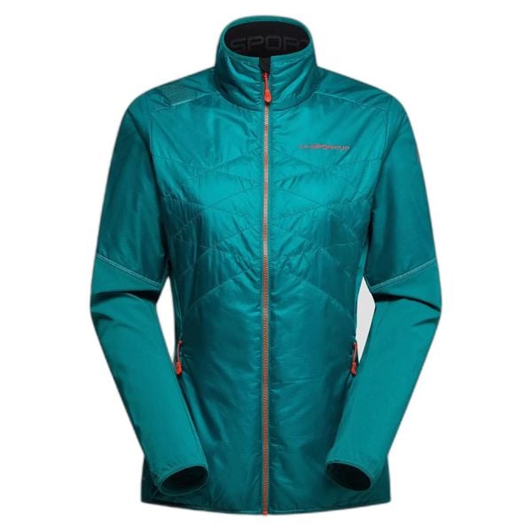 Damska kurtka puchowa La Sportiva Ascent Primaloft. Niebieskie kurtki damskie La Sportiva, na zimę, xs, bez wzorów, z materiału, bez kaptura. Za 812.50 zł.