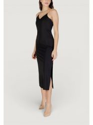 Morgan De Toi Sukienka codzienna 261-RYAN Czarny Egg Fit. Czarne sukienki damskie Morgan De Toi, na co dzień, bez wzorów, bez kołnierzyka, bez ramiączek, proste. Za 279.99 zł.