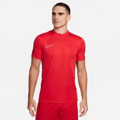 Koszulka treningowa męska Nike DF Academy 23. Białe t-shirty sportowe męskie Nike, m, z poliesteru, bez ramiączek, do piłki nożnej. Za 139.00 zł.