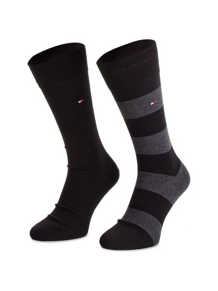 Tommy Hilfiger Skarpety długie 342021001 Czarny. Czarne skarpetki damskie Tommy Hilfiger, bez wzorów, z materiału. Za 59.99 zł.