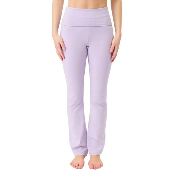 Damskie legginsy rozkloszowane Mandala Classic Rolldown. Fioletowe legginsy damskie MANDALA, m, bez wzorów, z bawełny. Za 331.00 zł.