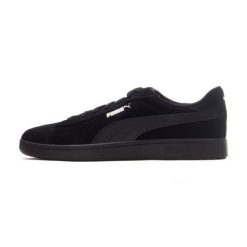 Buty Puma Smash 3.0 M 39098402 czarne. Czarne buty sportowe na co dzień męskie z gumy, bez zapięcia. Za 377.63 zł.