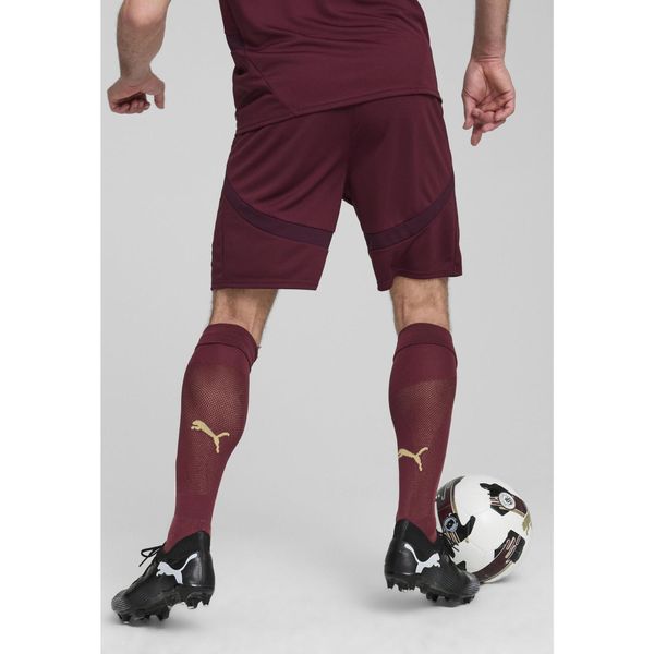 Męskie szorty Manchester City 24/25 PUMA Dark Jasper Red. Czerwone szorty męskie Puma, m, do piłki nożnej. W wyprzedaży za 178.40 zł.