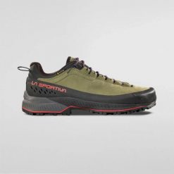 Buty trekkingowe La Sportiva TX5 Evo GTX. Zielone buty trekkingowe męskie La Sportiva, z gore-texu, bez zapięcia, trekkingowe, gore-tex. Za 949.99 zł.