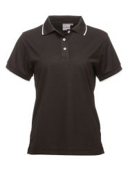 Traunstein Sport Funkcyjna koszulka polo w kolorze czarnym rozmiar: 40. Czarne bluzki sportowe damskie Traunstein Sport, z materiału, bez kołnierzyka, bez ramiączek. Za 104.99 zł.