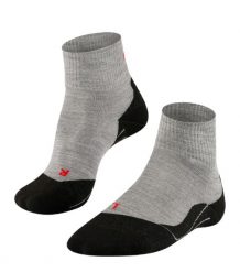 Skarpetki Falke TK5 Short. Szare skarpetki męskie Falke, bez wzorów, z poliamidu. Za 156.50 zł.
