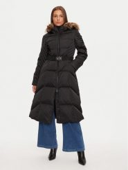 Guess Płaszcz zimowy New Olga W4BL41 WEX52 Czarny Regular Fit. Czarne płaszcze damskie Guess, na zimę, xs, z aplikacjami, z syntetyku. Za 1,009.00 zł.